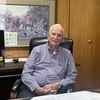Ted Hampton sits behind his desk at Cumberland Valley Electric, where he has served as Executive Director for 60 years. PHOTO BY REGINA BARGO